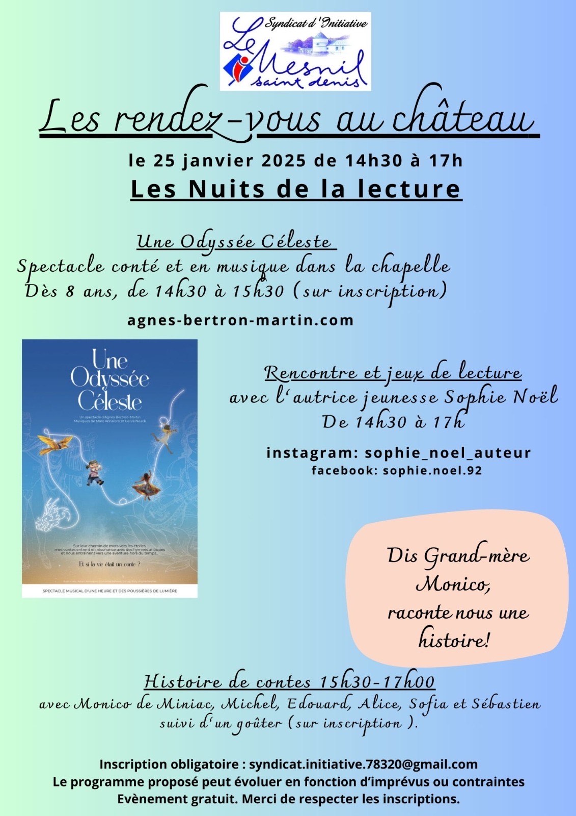 Les nuits de la lecture - 25 janvier 2025